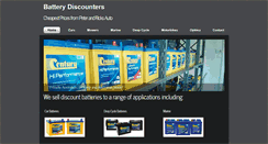 Desktop Screenshot of batterydiscounters.com.au